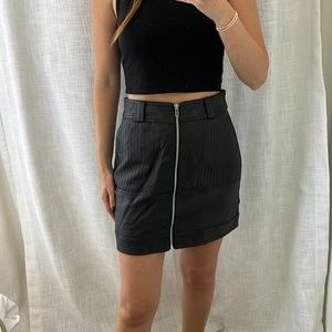 Leather skirt